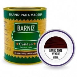 Tradineur - Bote de Barniz para Madera - Fabricado en España - Ideal para todo tipo de Maderas, vigas, cerchas, marcos, etc. - C