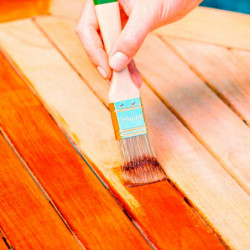 Tradineur - Bote de Barniz para Madera - Fabricado en España - Ideal para todo tipo de Maderas, vigas, cerchas, marcos, etc. - C