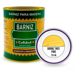 Tradineur - Bote de Barniz para Madera - Fabricado en España - Ideal para todo tipo de Maderas, vigas, cerchas, marcos, etc. - C