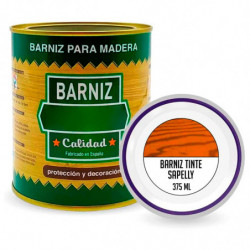 Tradineur - Bote de Barniz para Madera - Fabricado en España - Ideal para todo tipo de Maderas, vigas, cerchas, marcos, etc. - C