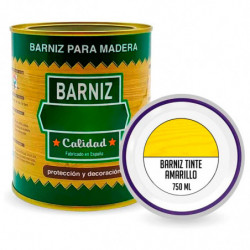 Tradineur - Bote de Barniz para Madera - Fabricado en España - Ideal para todo tipo de Maderas, vigas, cerchas, marcos, etc. - C