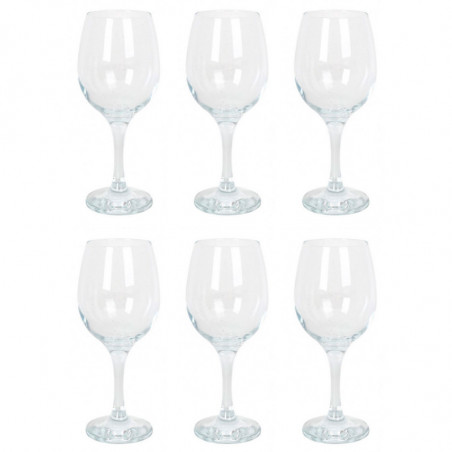 Tradineur - Set de 6 copas de cristal, modelo Sensation, servir vino, champán, elegantes, aptas para lavavajillas (47 cl - 21 x