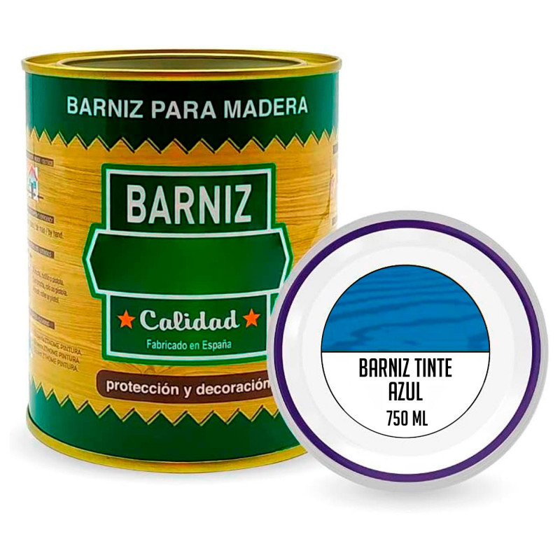 Tradineur - Bote de Barniz para Madera - Fabricado en España - Ideal para todo tipo de Maderas, vigas, cerchas, marcos, etc. - C Tradineur - Bote de Barniz para Madera - Fabricado en España - Ideal para todo tipo de Maderas, vigas, cerchas, marcos, etc. - C
