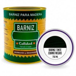 Tradineur - Bote de Barniz para Madera - Fabricado en España - Ideal para todo tipo de Maderas, vigas, cerchas, marcos, etc. - C