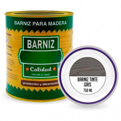 Tradineur - Bote de Barniz para Madera - Fabricado en España - Ideal para todo tipo de Maderas, vigas, cerchas, marcos, etc. - C