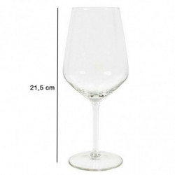 Tradineur - Set de 6 copas de cristal, modelo Aristo, servir vino, champán, elegantes, aptas para lavavajillas (53 cl - 21,5 x 9