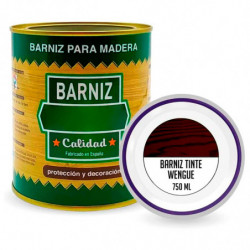 Tradineur - Bote de Barniz para Madera - Fabricado en España - Ideal para todo tipo de Maderas, vigas, cerchas, marcos, etc. - C