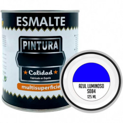 Tradineur - Bote de Pintura Esmalte - Fabricado en España - Ideal para cualquier superficie, Madera, Plástico, Cristal o Cemento