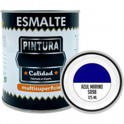 Tradineur - Bote de Pintura Esmalte - Fabricado en España - Ideal para cualquier superficie, Madera, Plástico, Cristal o Cemento
