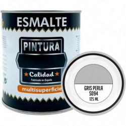 Tradineur - Bote de Pintura Esmalte - Fabricado en España - Ideal para cualquier superficie, Madera, Plástico, Cristal o Cemento