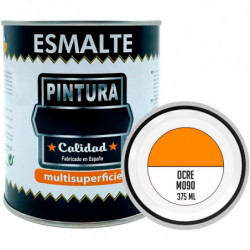 Tradineur - Bote de Pintura Esmalte - Fabricado en España - Ideal para cualquier superficie, Madera, Plástico, Cristal o Cemento