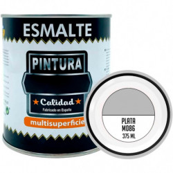 Tradineur - Bote de Pintura Esmalte - Fabricado en España - Ideal para cualquier superficie, Madera, Plástico, Cristal o Cemento