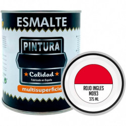 Tradineur - Bote de Pintura Esmalte - Fabricado en España - Ideal para cualquier superficie, Madera, Plástico, Cristal o Cemento