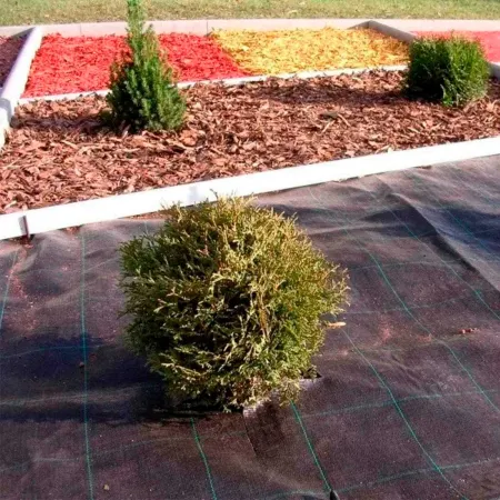 Tradineur - Malla antihierbas, Rollo de Tela Protectora Permeable contra Malas Hierbas, Resistente al Desgaste y desgarro, contr