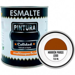 Tradineur - Bote de Pintura Esmalte - Fabricado en España - Ideal para cualquier superficie, Madera, Plástico, Cristal o Cemento