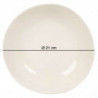 Tradineur - Pack de 6 platos hondos redondos de cerámica, modelo Onda, elegantes, vajilla de cocina, aptos para lavavajillas (Co