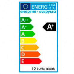 Tradineur - Bombilla LED, modelo maíz, 2 tubos y 2 pines, G24, 12W equivalente a 120W, 1080 lúmenes, 6400K, luz blanca fría, efi