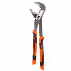 Tradineur - Alicate pico de loro, extensible y ergonómico, alicates cobra de alta resistencia con mango antideslizante, acero y