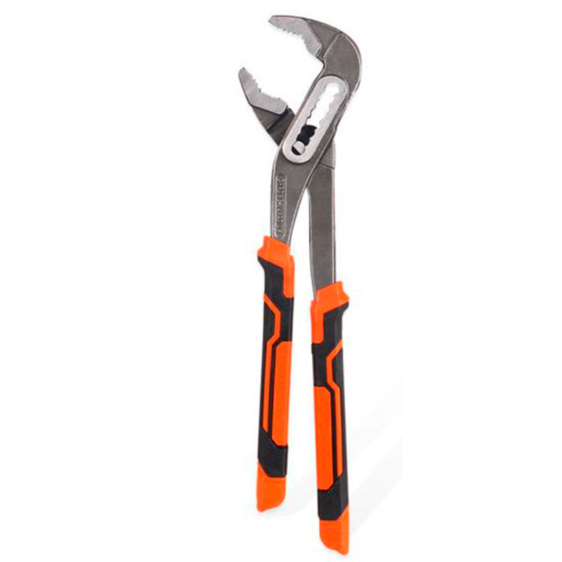 Tradineur - Alicate pico de loro, extensible y ergonómico, alicates cobra de alta resistencia con mango antideslizante, acero y Tradineur - Alicate pico de loro, extensible y ergonómico, alicates cobra de alta resistencia con mango antideslizante, acero y
