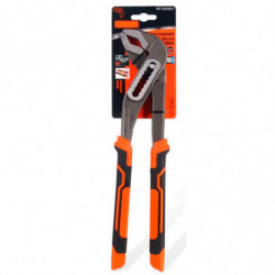 Tradineur - Alicate pico de loro, extensible y ergonómico, alicates cobra de alta resistencia con mango antideslizante, acero y