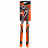 Tradineur - Alicate pico de loro, extensible y ergonómico, alicates cobra de alta resistencia con mango antideslizante, acero y