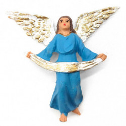 Tradineur - Figura de ángel para Belén, durexina, adorno para nacimiento, portal, pesebre, Navidad, decoración tradicional - 7 c