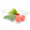 Tradineur - Cajón organizador reutilizable para frigorífico Nº 9, recipiente de plástico polipropileno con asa, almacenar fruta,