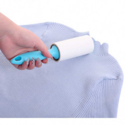 Tradineur - Pack de 4 rodillos quitapelusas, total 240 hojas extra adhesivas, eliminar pelos de mascotas y polvo, ropa, alfombra