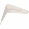 Tradineur - Pack de 2 soportes de esquina para estantes - Fabricado en Metal - Asegura Estabilidad y resistencia - 125 x 100 mm