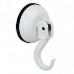 Tradineur - Pack de 2 Ganchos para Pared con ventosas para la bañera - Fabricado de Plástico - Accesorio y artículo para bañera
