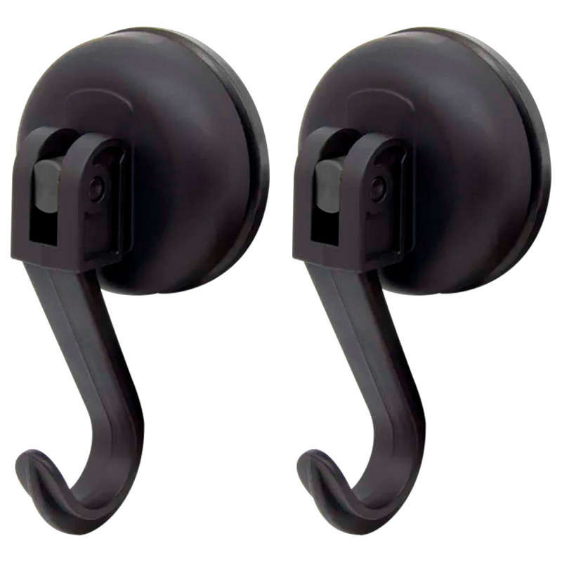 Tradineur - Pack de 2 Ganchos para Pared con ventosas para la bañera - Fabricado de Plástico - Accesorio y artículo para bañera Tradineur - Pack de 2 Ganchos para Pared con ventosas para la bañera - Fabricado de Plástico - Accesorio y artículo para bañera