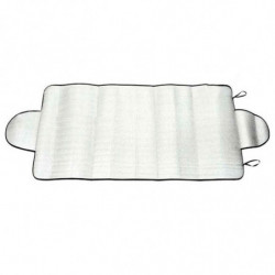 Tradineur - Protector para parabrisas de coche, parasol de aluminio, funda antihielo, protección rayos UV, válido para invierno
