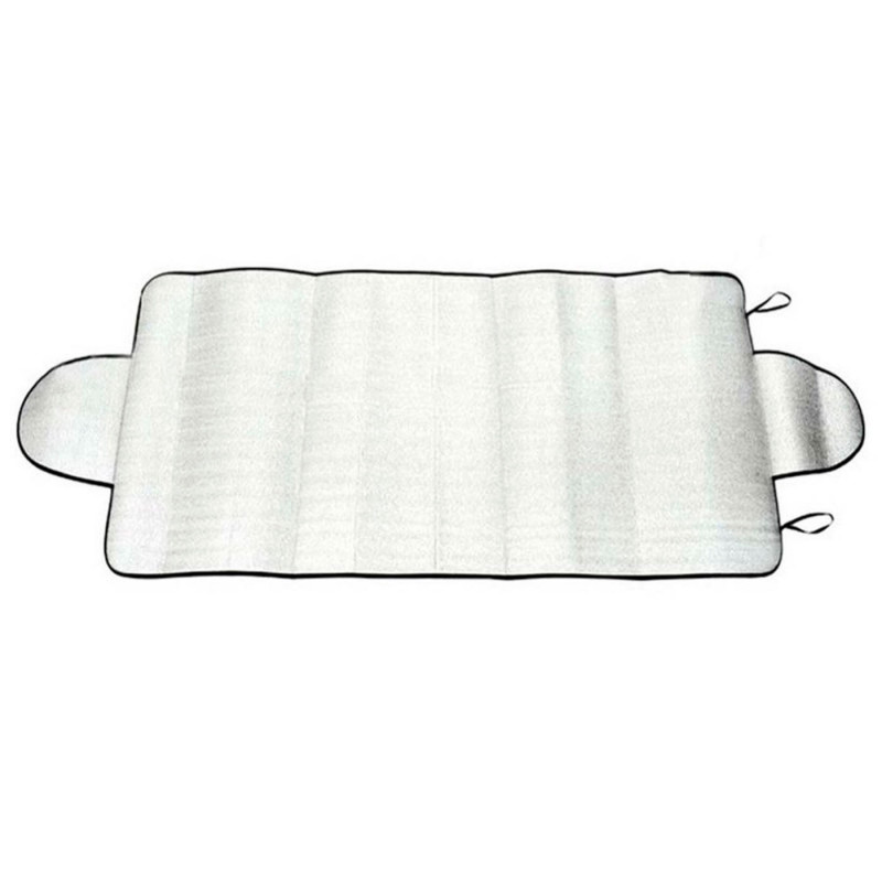 Tradineur - Protector para parabrisas de coche, parasol de aluminio, funda antihielo, protección rayos UV, válido para invierno Tradineur - Protector para parabrisas de coche, parasol de aluminio, funda antihielo, protección rayos UV, válido para invierno