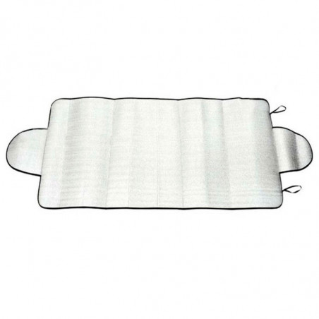 Tradineur - Protector para parabrisas de coche, parasol de aluminio, funda antihielo, protección rayos UV, válido para invierno