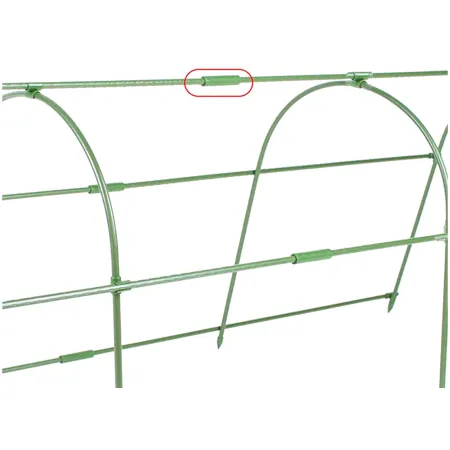 Tradineur - Pack de 20 Extensores para tutores de 11 mm - Diseño con relieve - Fabricado en Plástico - Accesorio para tutores de