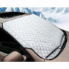 Tradineur - Protector para parabrisas de coche, parasol de aluminio, funda antihielo, protección rayos UV, válido para invierno