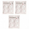 Tradineur - Pack de 12 ganchos de ventosa, uso universal, sin taladrar ni pegar, perchas, colgadores, pared, baño, cocina (Trans