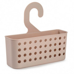 Tradineur - Soporte colgante de baño - Fabricado en Plástico - Accesorio para duchas y bañeras - Perfecto para Colgarlo de los g