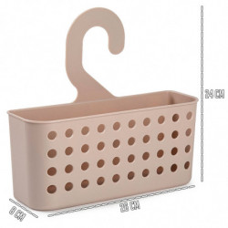Tradineur - Soporte colgante de baño - Fabricado en Plástico - Accesorio para duchas y bañeras - Perfecto para Colgarlo de los g