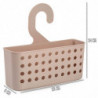 Tradineur - Soporte colgante de baño - Fabricado en Plástico - Accesorio para duchas y bañeras - Perfecto para Colgarlo de los g