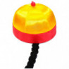 Tradineur - Gorro de chino con coleta - Fabricado en Poliéster - Ideal para disfraces de carnaval y Halloween - Color Amarillo y