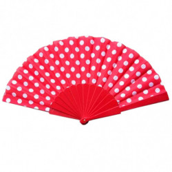 Tradineur - Abanico Chino - Fabricado en plástico - Apertura de 43 cm - Ideal como complemento para disfraces para carnaval - Co