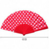 Tradineur - Abanico Chino - Fabricado en plástico - Apertura de 43 cm - Ideal como complemento para disfraces para carnaval - Co