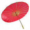 Tradineur - Sombrilla china para carnaval - Fabricado en Madera y poliéster - Complemento ideal para disfraces - Ø 85 x 52 cm -