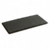Tradineur - Bandeja rectangular de pizarra - Plato para hostelería, servicio y degustación - Canto rústico - Tabla de piedra nat
