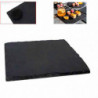 Tradineur - Pack de 6 Bandejas rectangulares de pizarra - Platos para hostelería, servicio y degustación - Canto rústico - Tabla