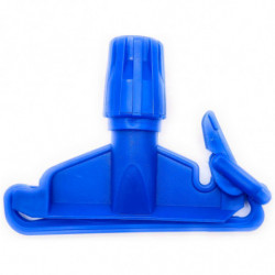 Tradineur - Pinza de plástico para fregona industrial, apta para mangos de hasta 2,5 cm de diámetro, limpieza del hogar, negocio