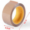 Tradineur - Cinta de embalaje adhesiva, precinto multiusos para embalar, sellar, empaquetar, cerrar cajas, resistente al desgarr