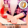 Tradineur - Cinta de embalaje adhesiva, precinto multiusos para embalar, sellar, empaquetar, cerrar cajas, resistente al desgarr