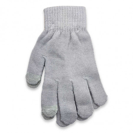 Tradineur - Guantes de puntos de 20 cm- Fabricado en acrílico suave y cálido - Accesorios para otoño e invierno - Diseño Aleator